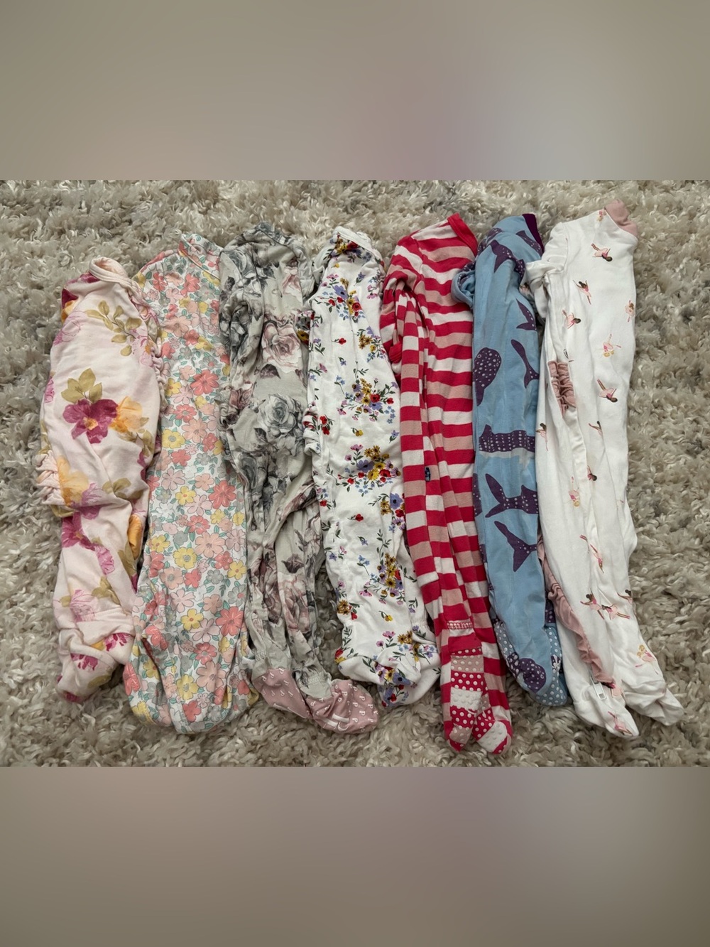 Baby Girls Mixed Sleepwear Bundle